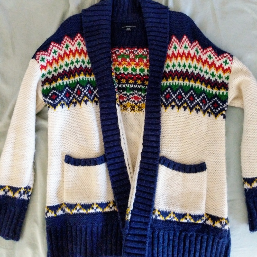 American eagle wool cardigan